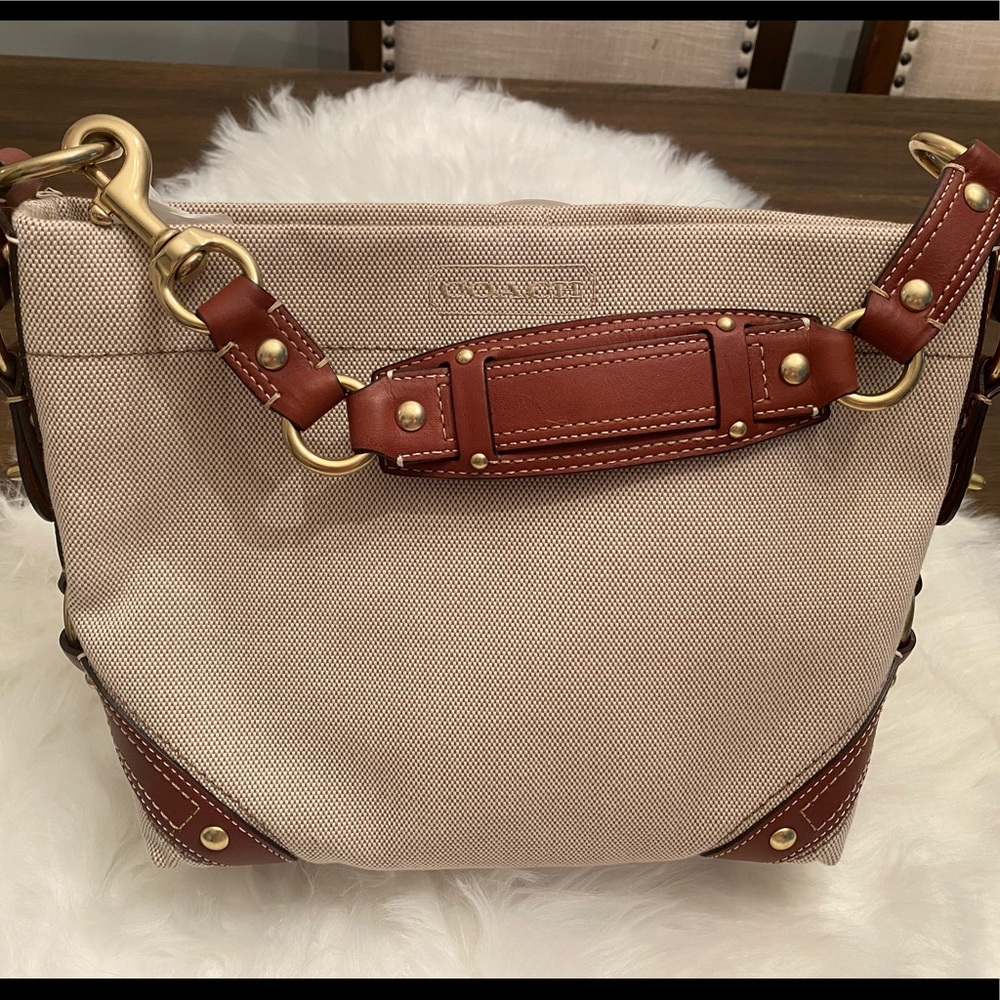 Coach Canvas Over-the-shoulder Handbag
